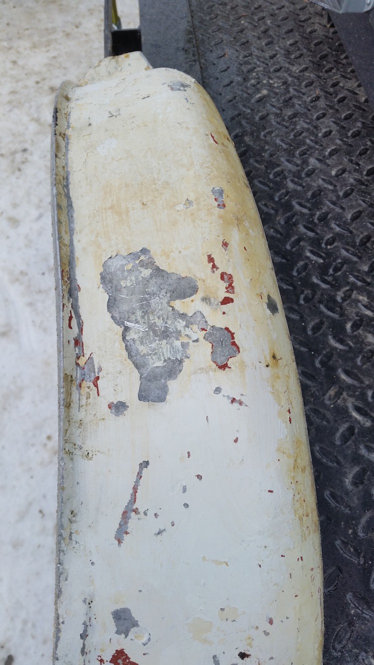 Deteriorated aluminum